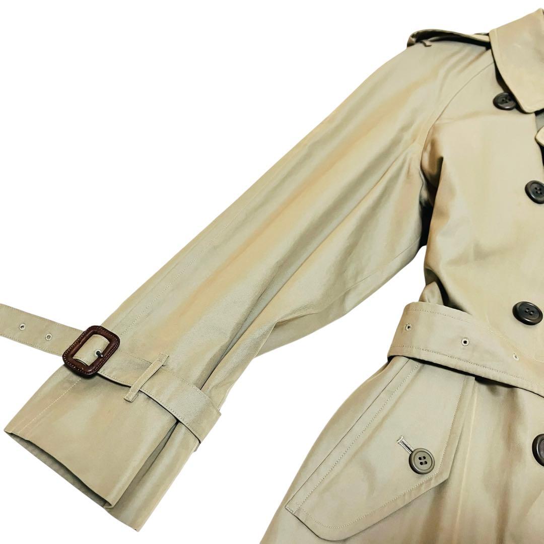 バーバリー トレンチコート ノバチェック 玉虫色 ベージュ マキシ丈　A-3