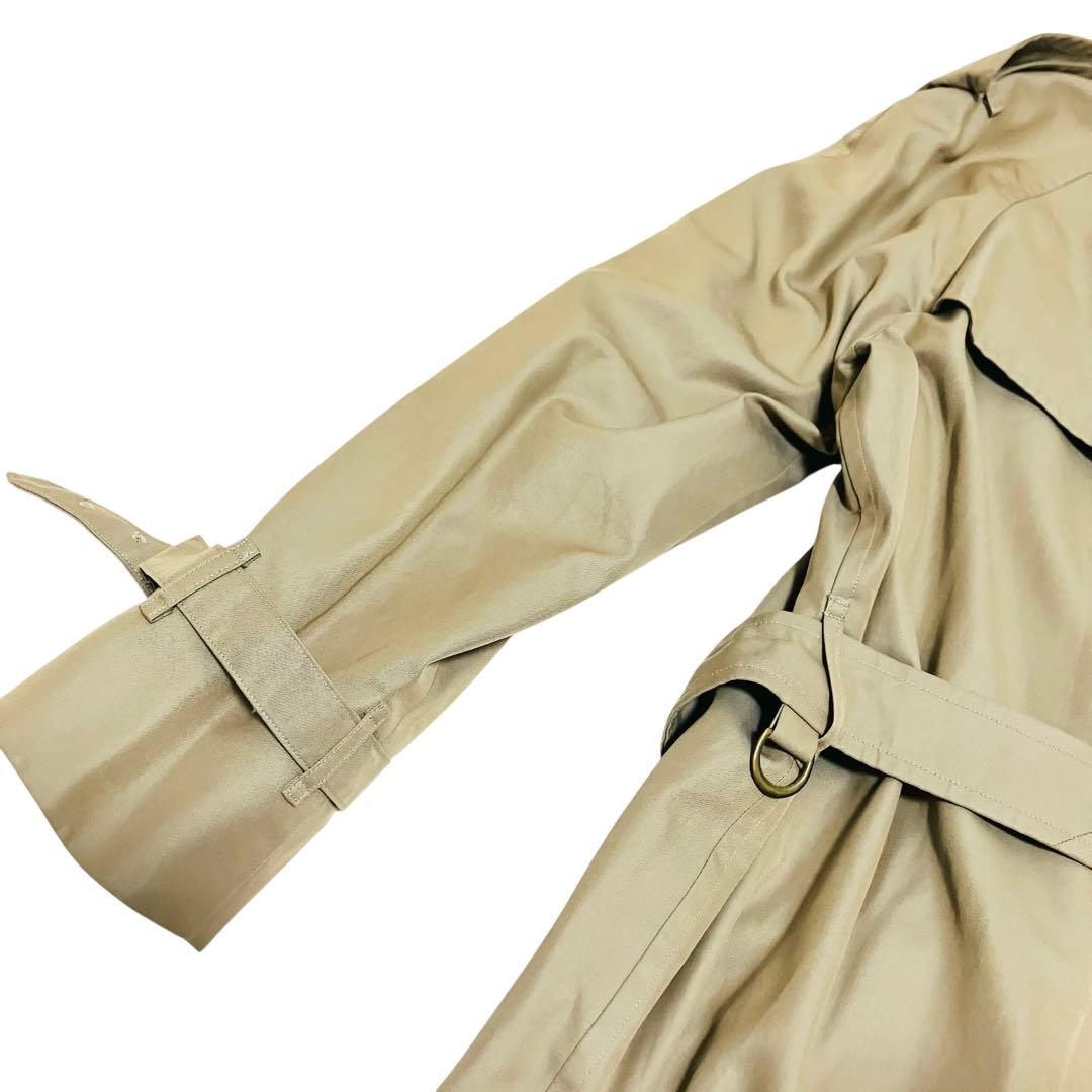 バーバリー トレンチコート ノバチェック 玉虫色 ベージュ マキシ丈　A-3