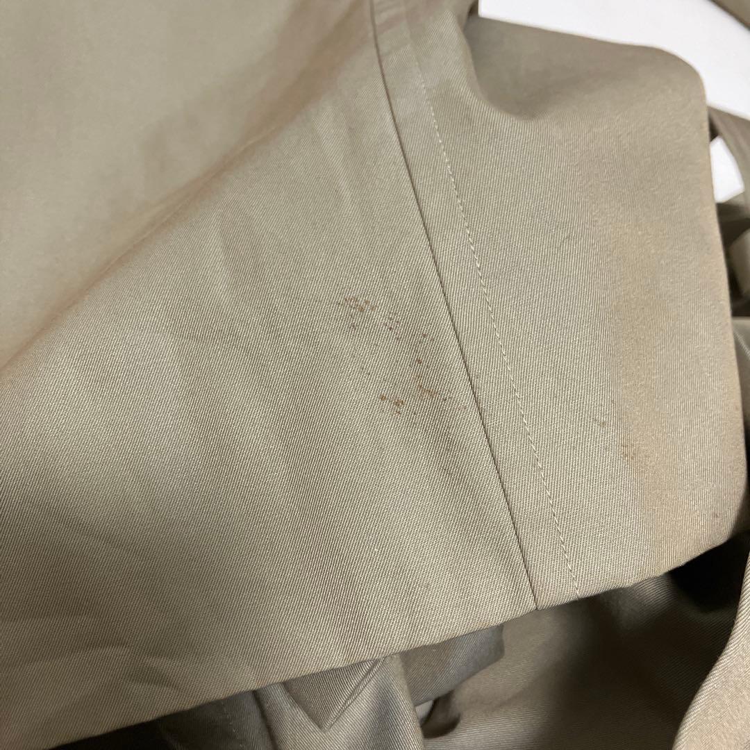 バーバリー トレンチコート ノバチェック 玉虫色 ベージュ マキシ丈　A-3