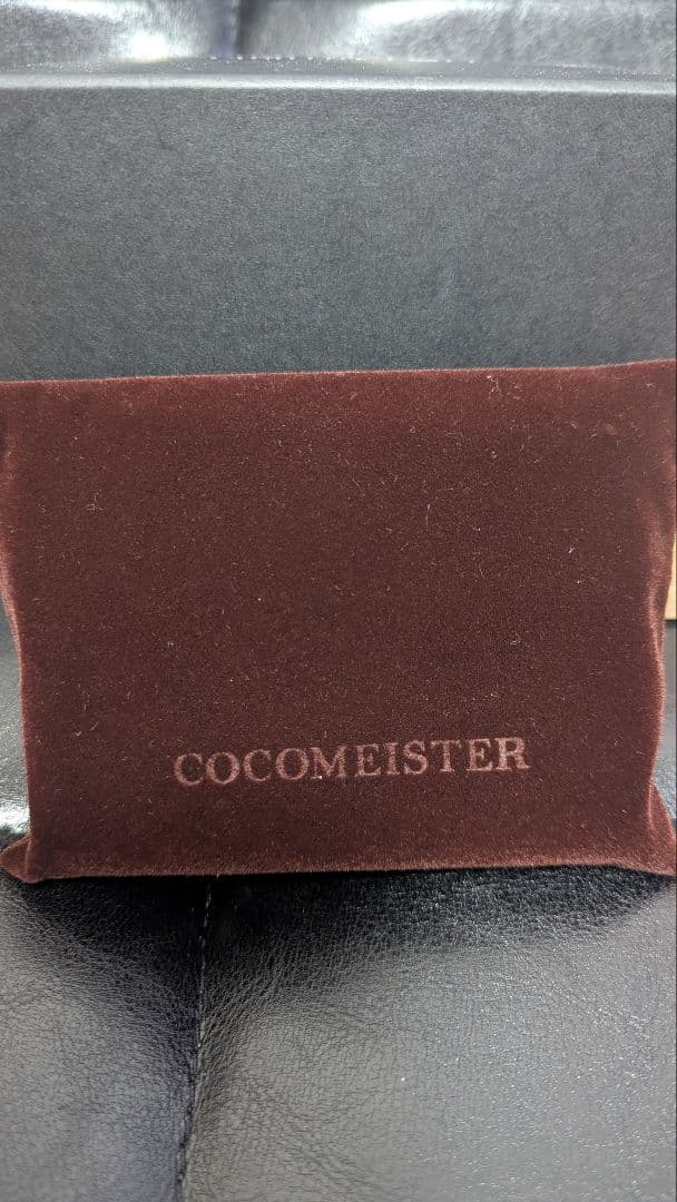 ココマイスター　 カヴァレオカンガ　三つ折り財布 ブラック