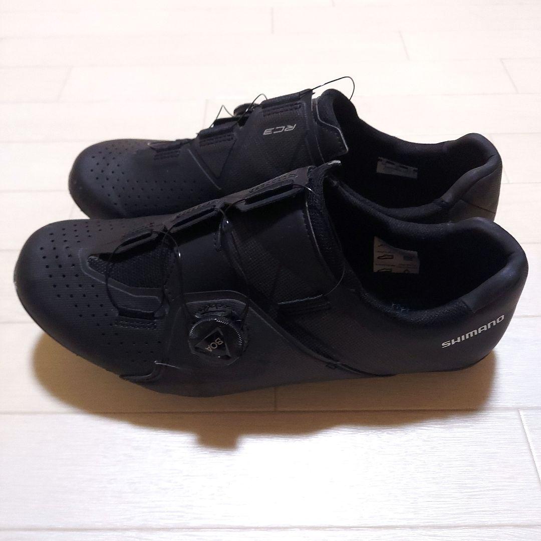 SHIMANO RC302 ワイド ブラック ロードシューズビンディングシューズ