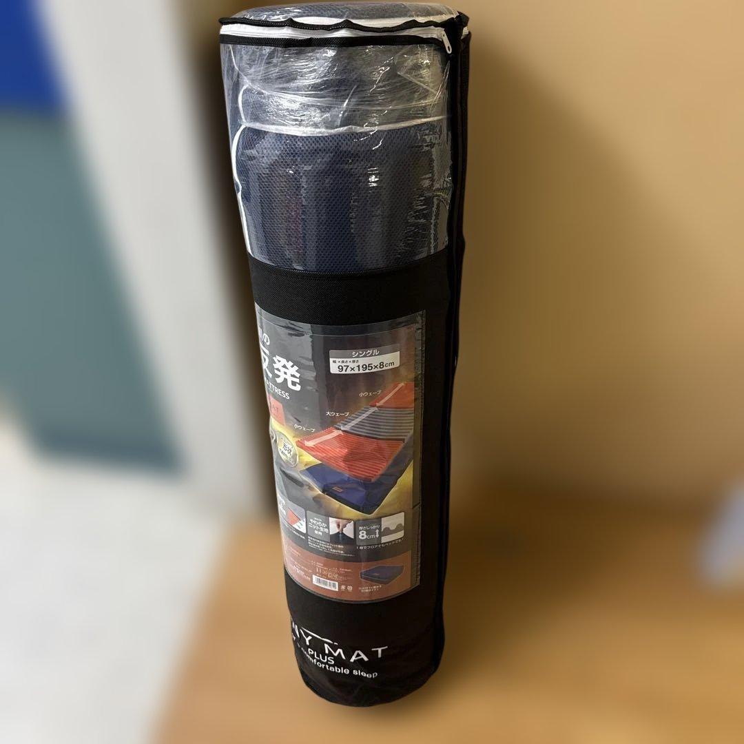 【西川】 エニーマット マットレス シングル 高反発 ブルー