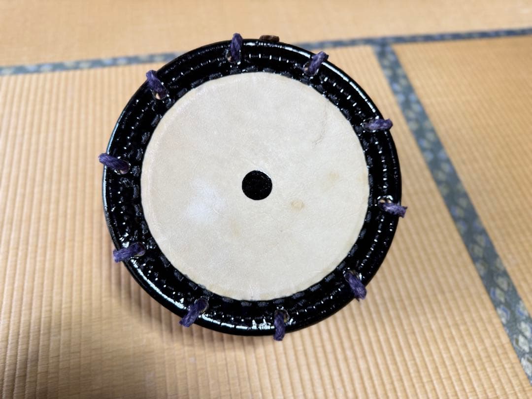 2丁掛 締太鼓 蛇の目入り 附締太鼓 和太鼓