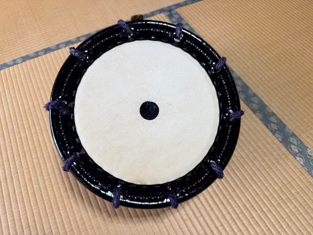 2丁掛 締太鼓 蛇の目入り 附締太鼓 和太鼓