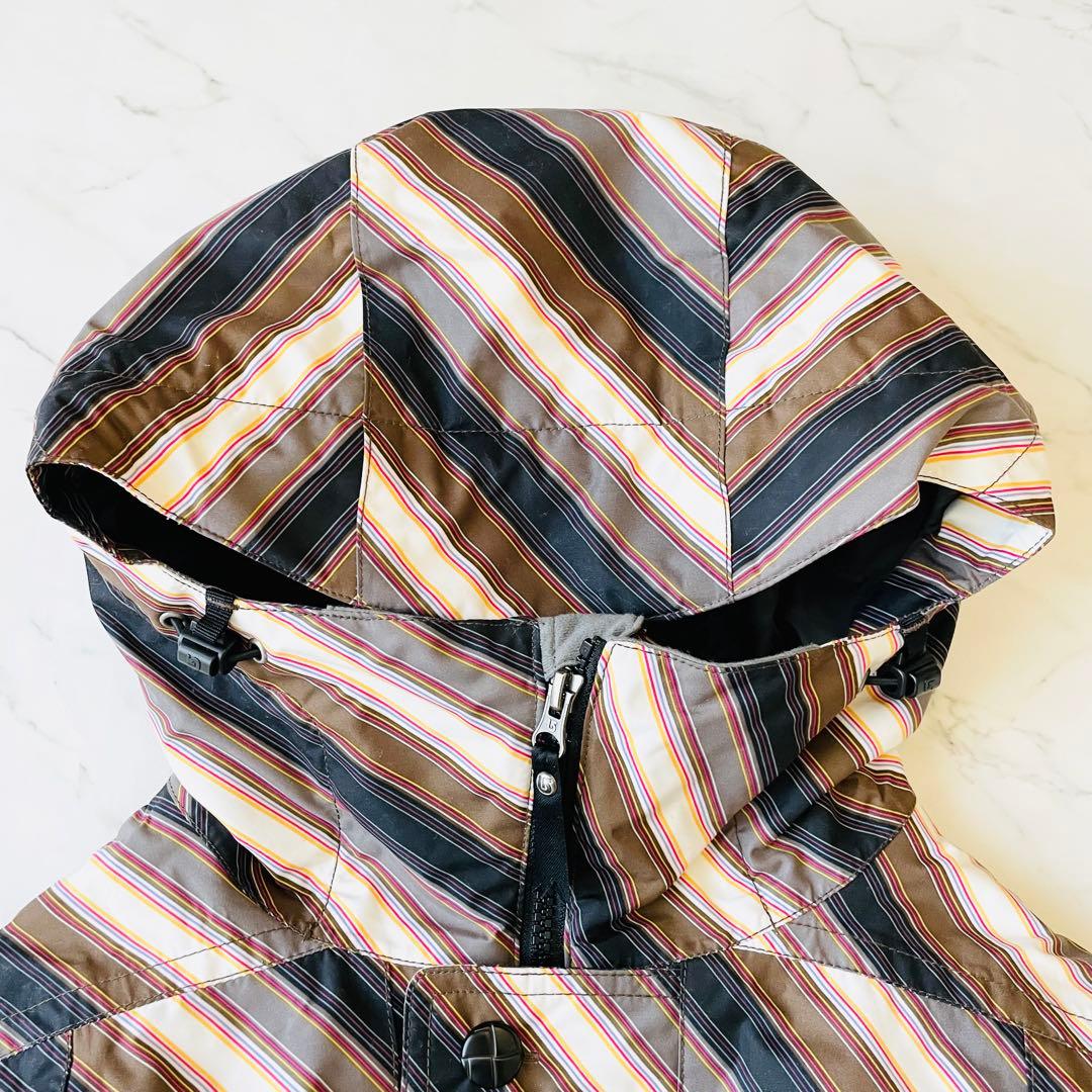 4357【新品タグ付き】バートン スノボウェア ジャケット ストライプ柄