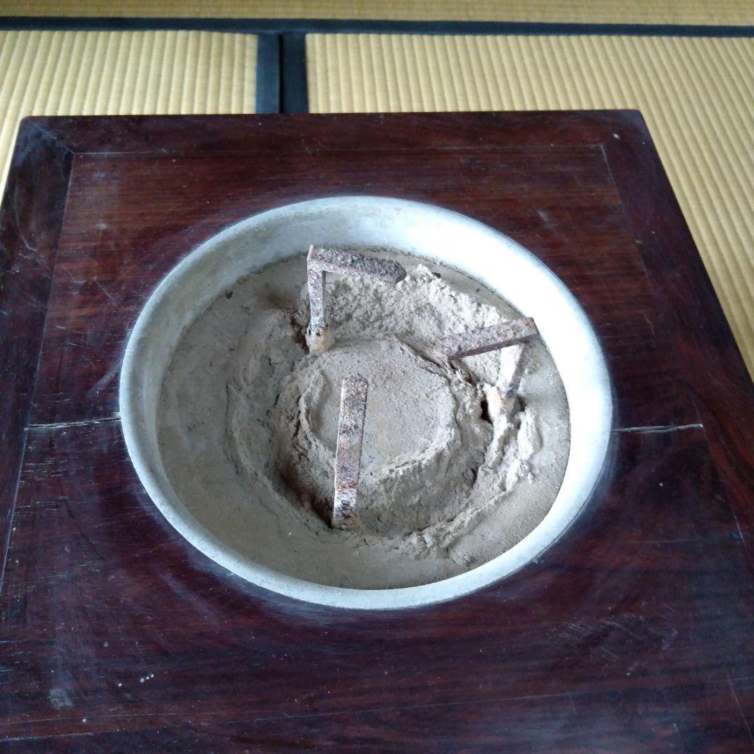 座敷用火鉢　木製　四角形