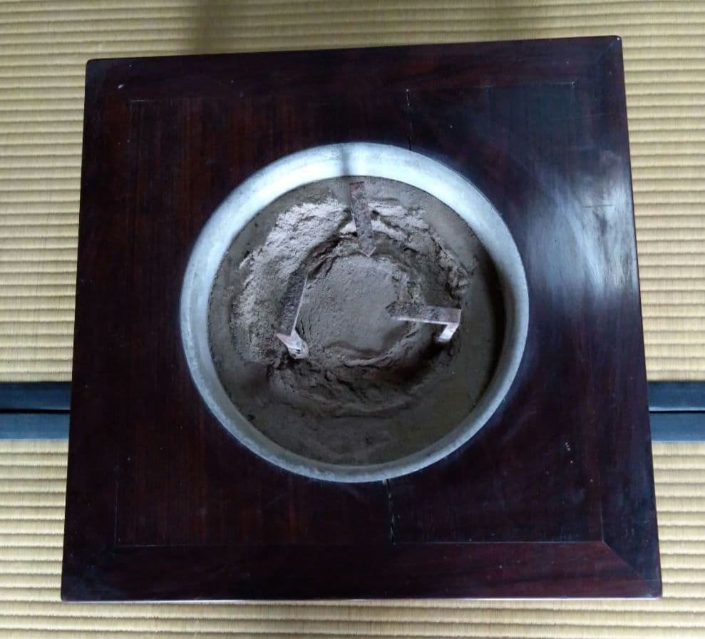座敷用火鉢　木製　四角形