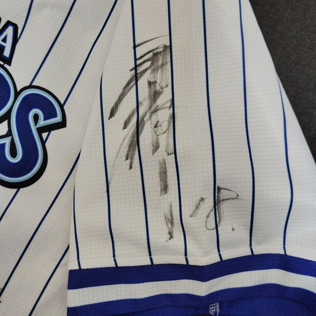 ア*様 横浜DeNAベイスターズ　直筆サイン寄書き　レプリカユニホーム　山崎　1