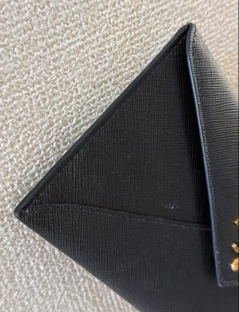 PRADA ブラックレザー 長財布