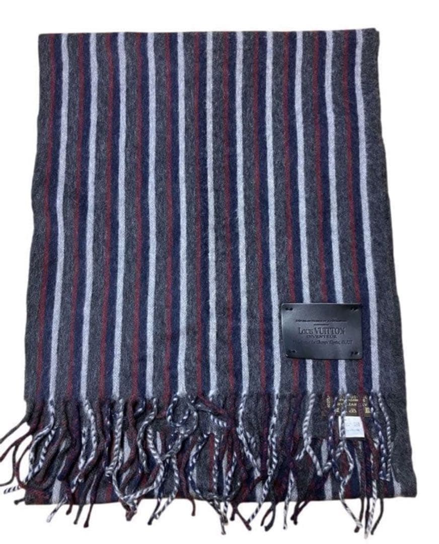 ひ*ろ様 美品！LOUIS VUITTON 大人気　ストライプマフラー