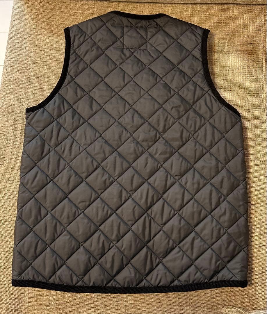 【美品】JAVENHAM ブラック キルティングベスト 38