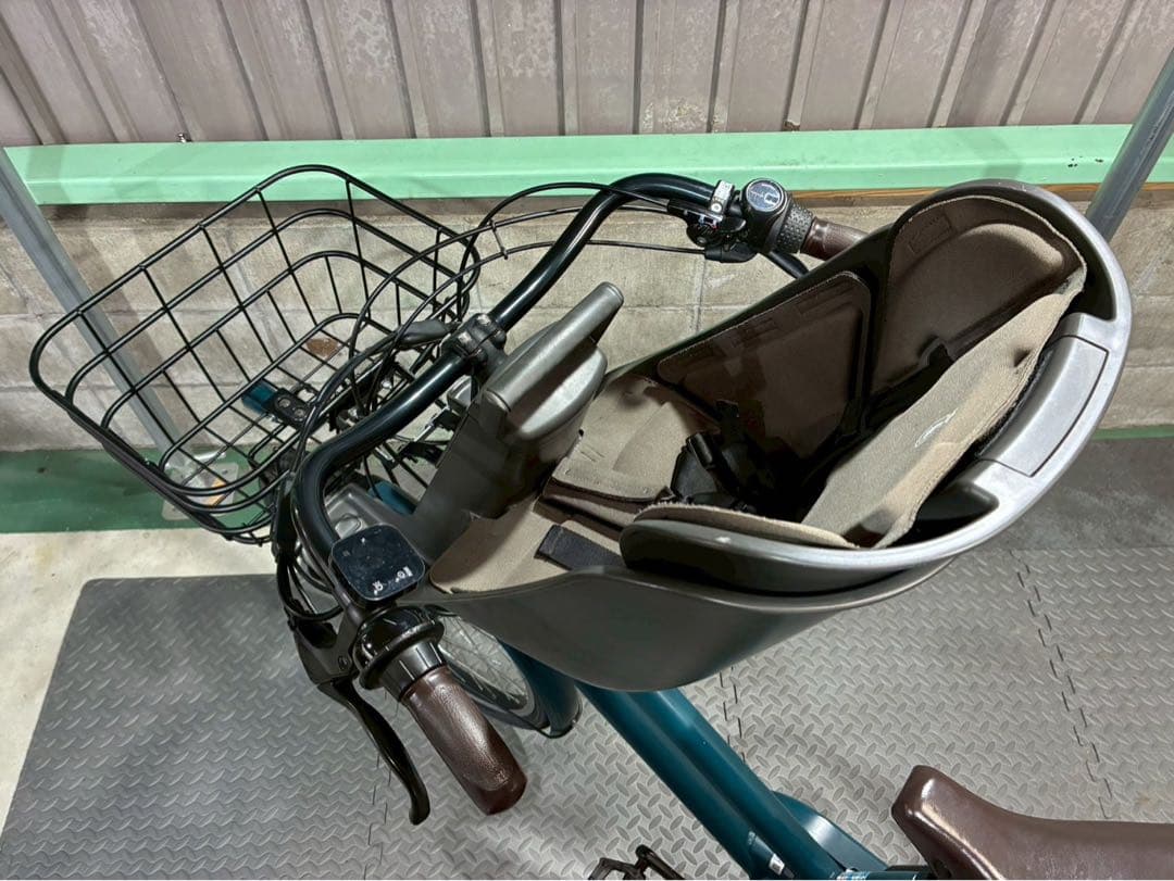 №8712 電動自転車 ブリヂストン ビッケ 24×20インチ✨レトロカラー✨