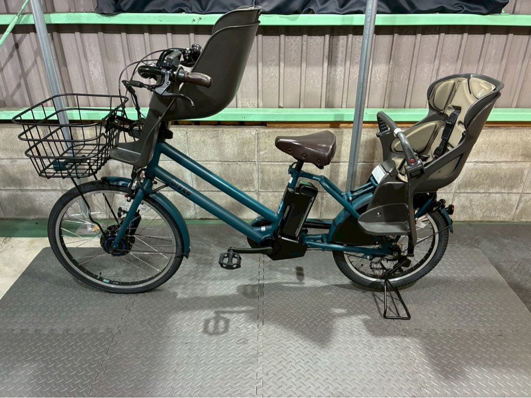 №8712 電動自転車 ブリヂストン ビッケ 24×20インチ✨レトロカラー✨