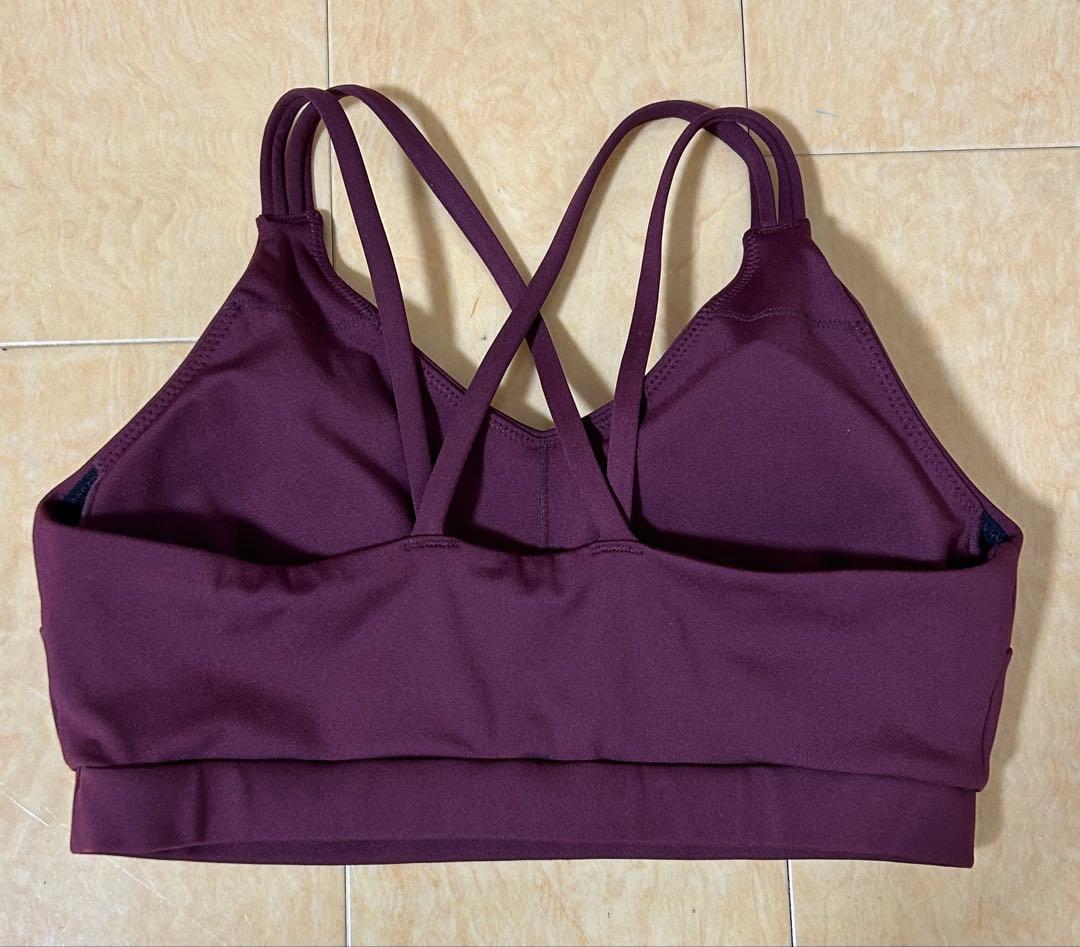 スカーラ ギャザークロス ロングスリーブ トップス & GU バッククロスブラ