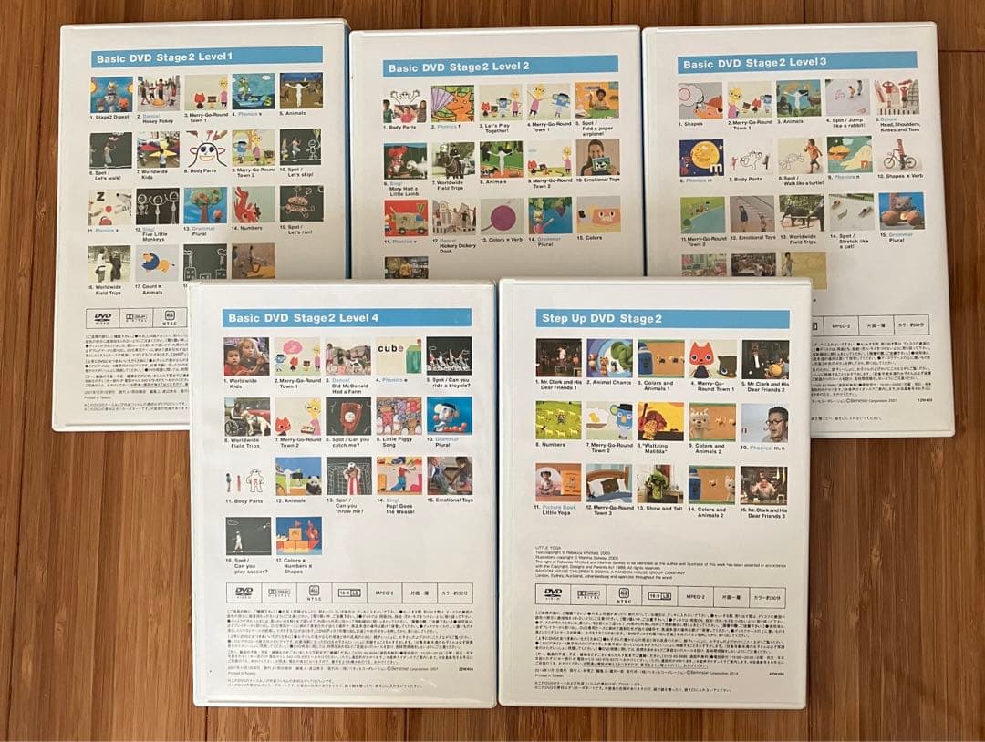 ベネッセ　Worldwide Kids DVD CD 本　LEVEL1,2