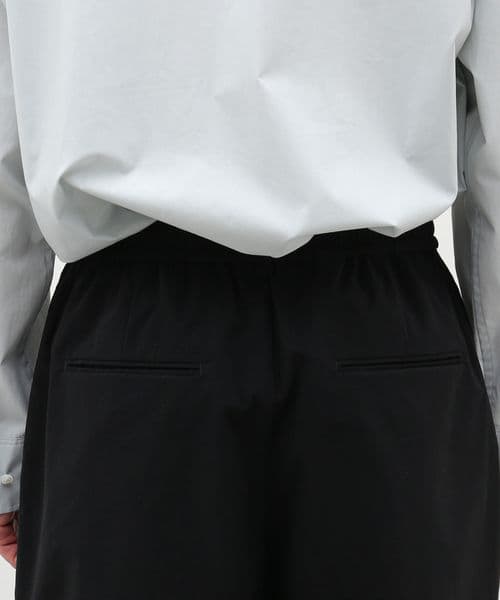 ATON エイトン　STRETCH NYLON WIDE EASY SHORTS