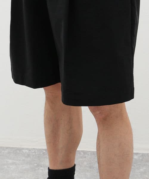 ATON エイトン　STRETCH NYLON WIDE EASY SHORTS