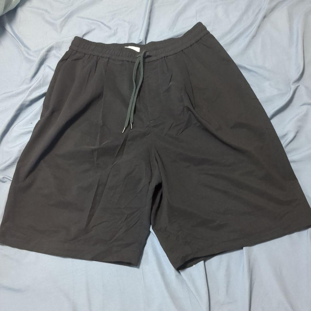 ATON エイトン　STRETCH NYLON WIDE EASY SHORTS