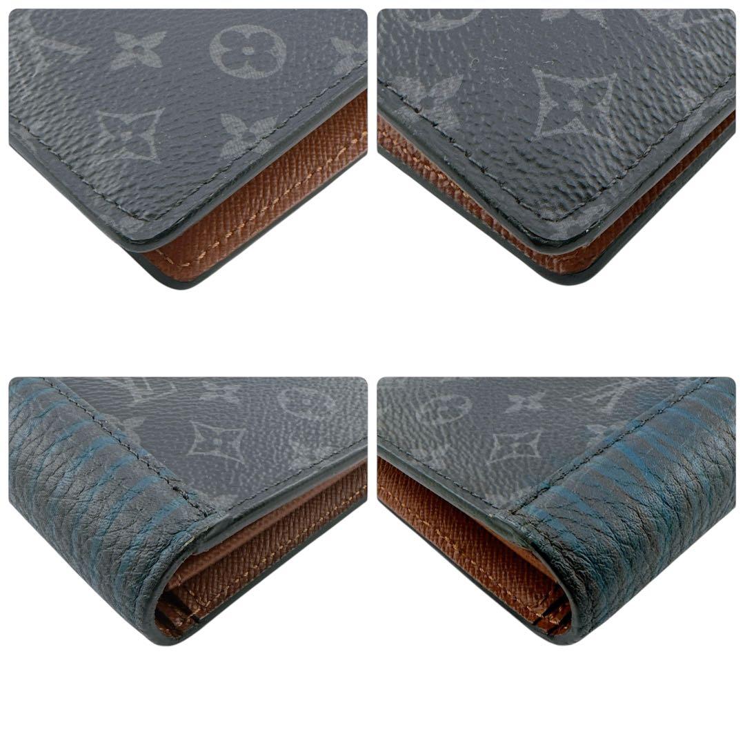 ルイヴィトン モノグラム パッチワーク ポルトフォイユブラザ 二つ折り長財布