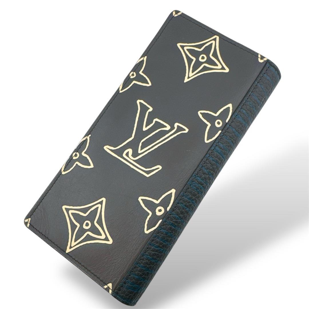 ルイヴィトン モノグラム パッチワーク ポルトフォイユブラザ 二つ折り長財布