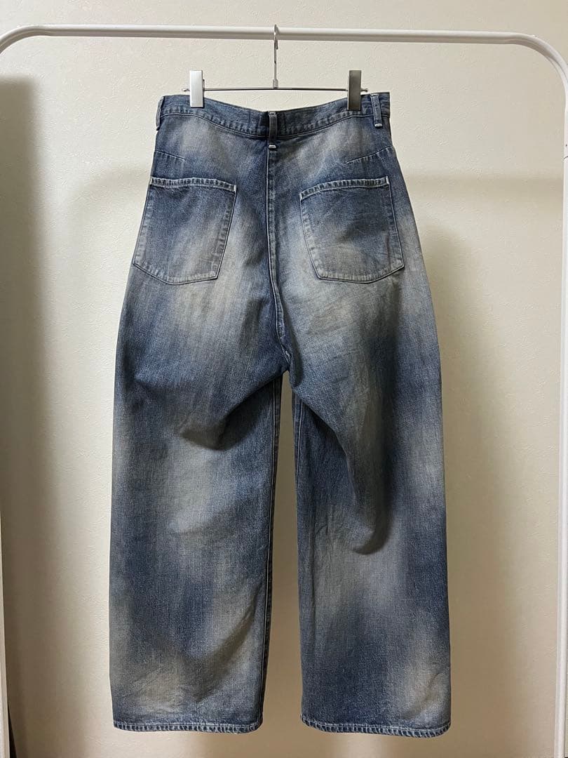 ANCELLM 25AW DENIM WIDE SLACKS サイズ1
