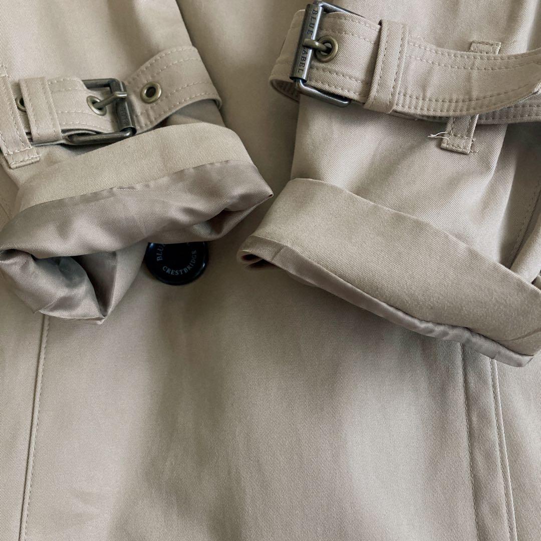 極美品 ブルーレーベルクレストブリッジ トレンチコート ライナー チェック 40