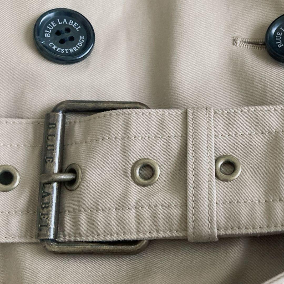 極美品 ブルーレーベルクレストブリッジ トレンチコート ライナー チェック 40