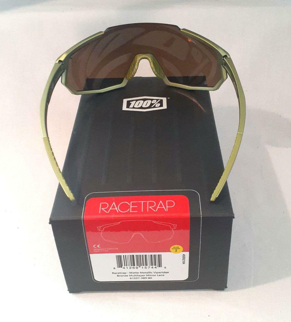 100% Racetrap Viperidae ワンハンドレッド サングラス