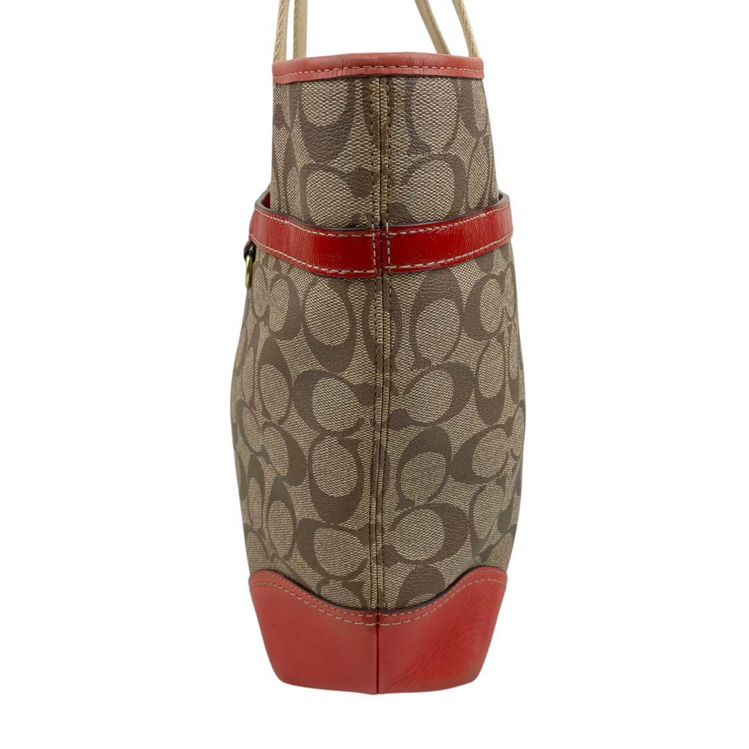 ✨美品 COACH コーチ トートバッグ 11350 シグネチャー PVC