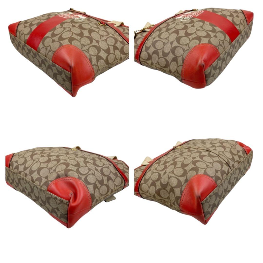 ✨美品 COACH コーチ トートバッグ 11350 シグネチャー PVC