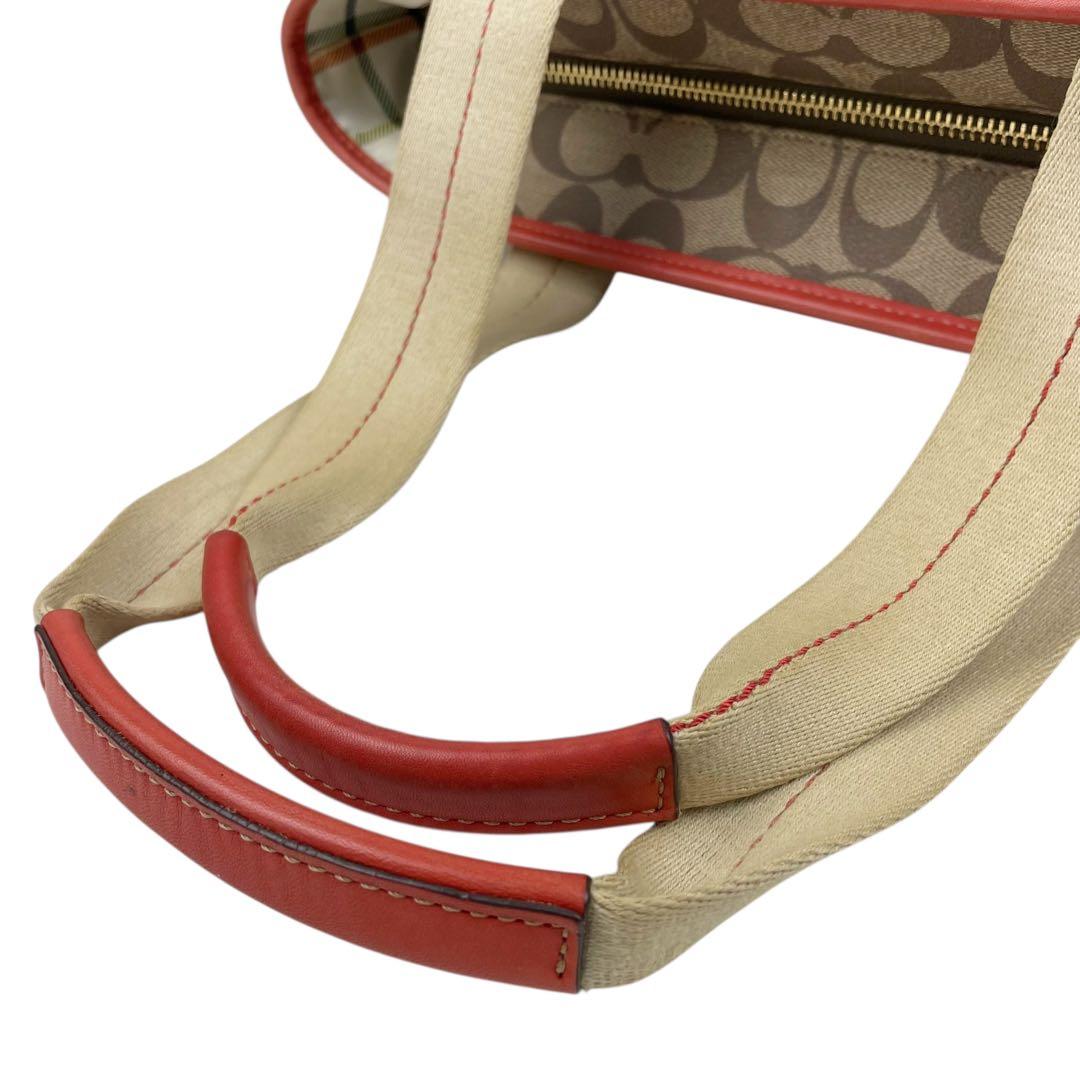 ✨美品 COACH コーチ トートバッグ 11350 シグネチャー PVC