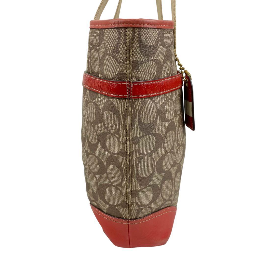 ✨美品 COACH コーチ トートバッグ 11350 シグネチャー PVC