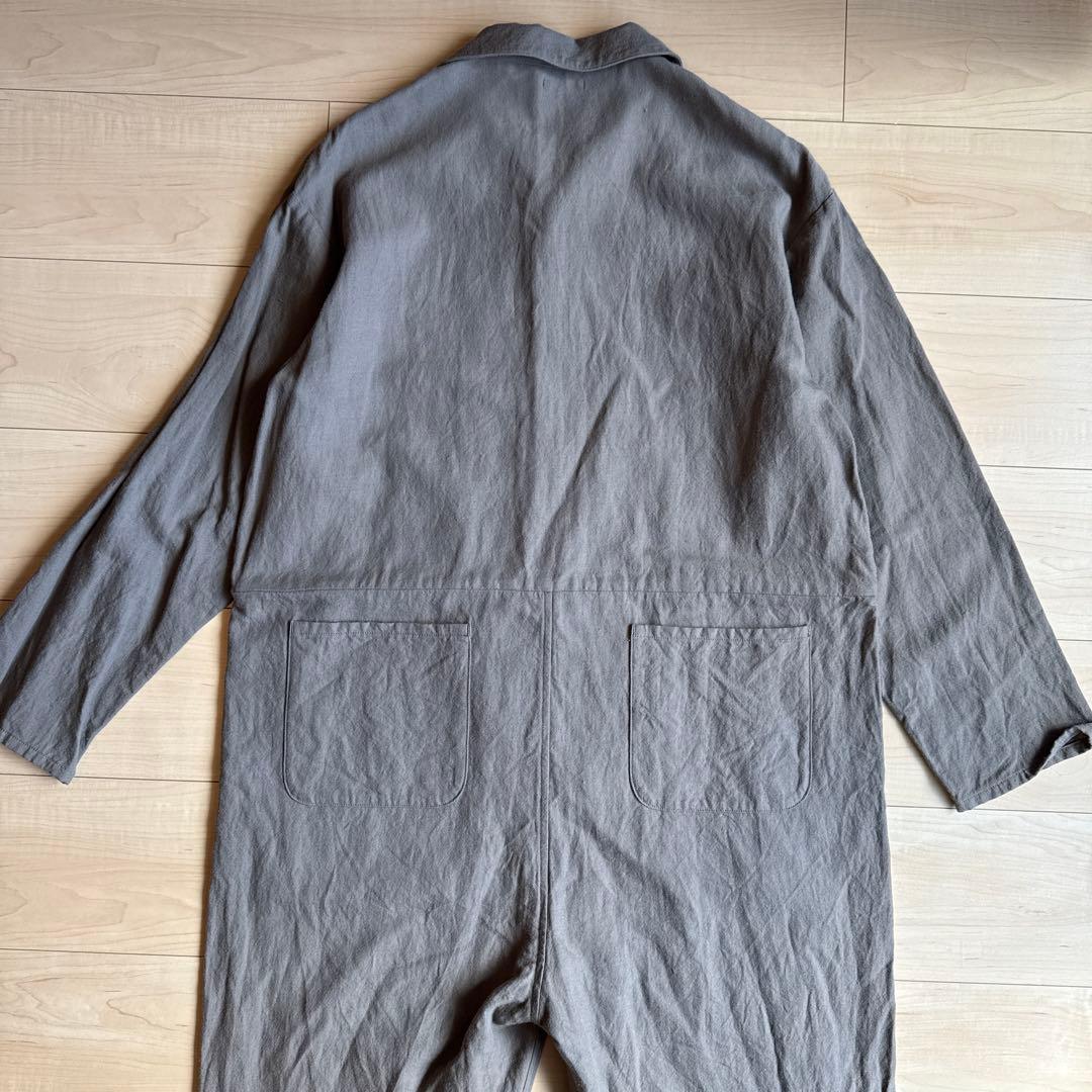 LENO ウールリネンオーバーオール