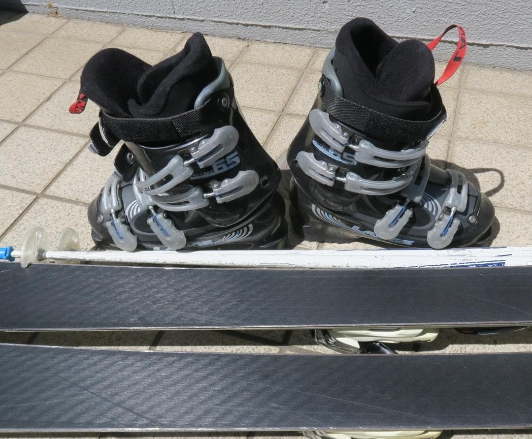 中古スキーセット2台