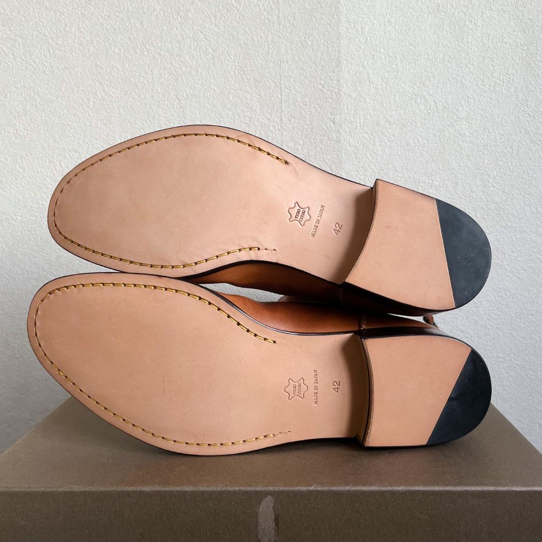 新品 PADRONE バックジップ ブーツ レザー シューズ EDWARD 革靴