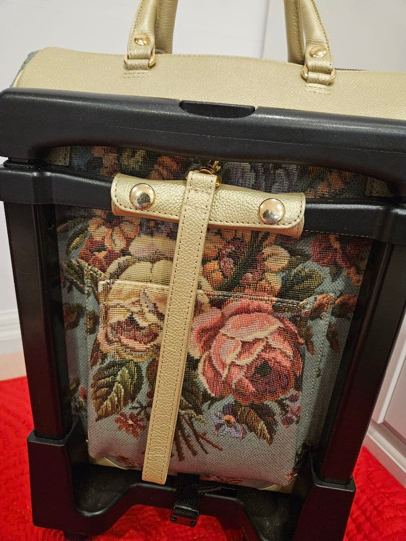 Think Bee!シンクビー!取外し可能キャスター付きショッピングトートバッグ