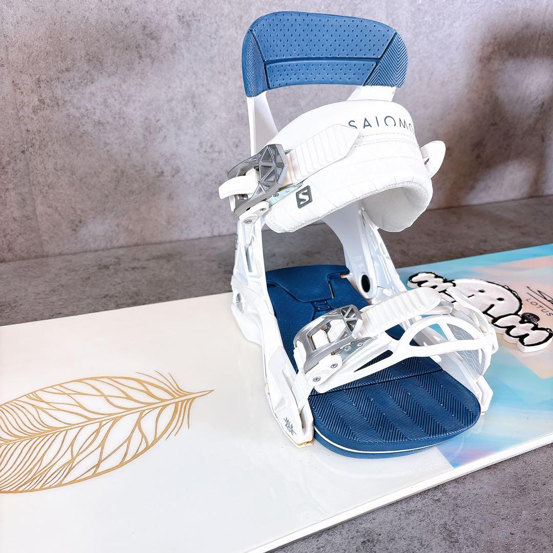 【SALOMON2点セット】レディーススノーボード　サロモン138cmバイン付き