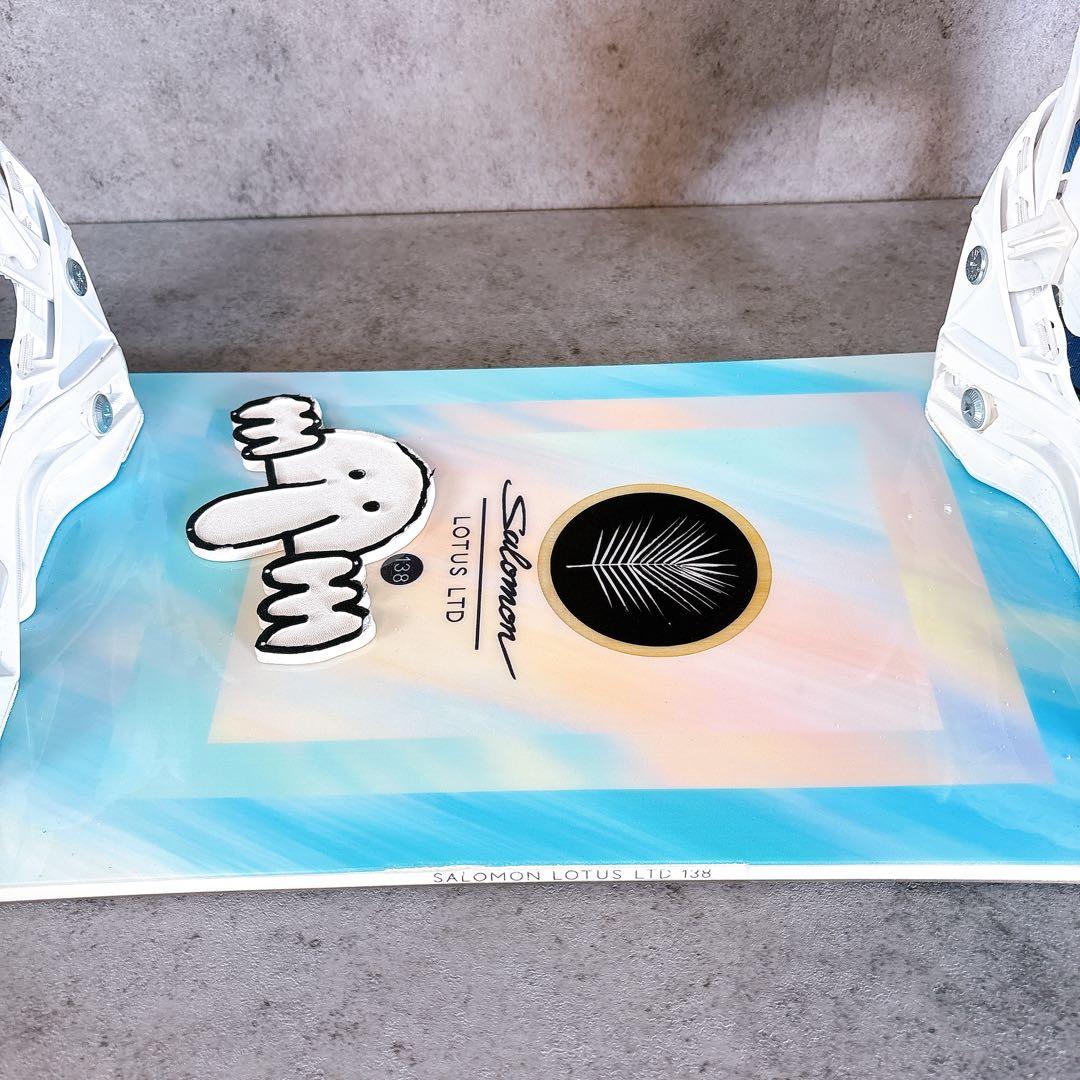 【SALOMON2点セット】レディーススノーボード　サロモン138cmバイン付き