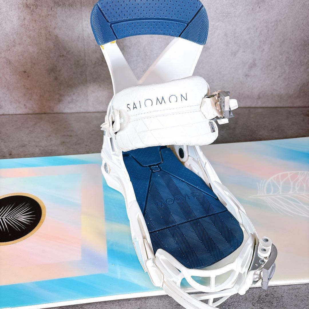 【SALOMON2点セット】レディーススノーボード　サロモン138cmバイン付き