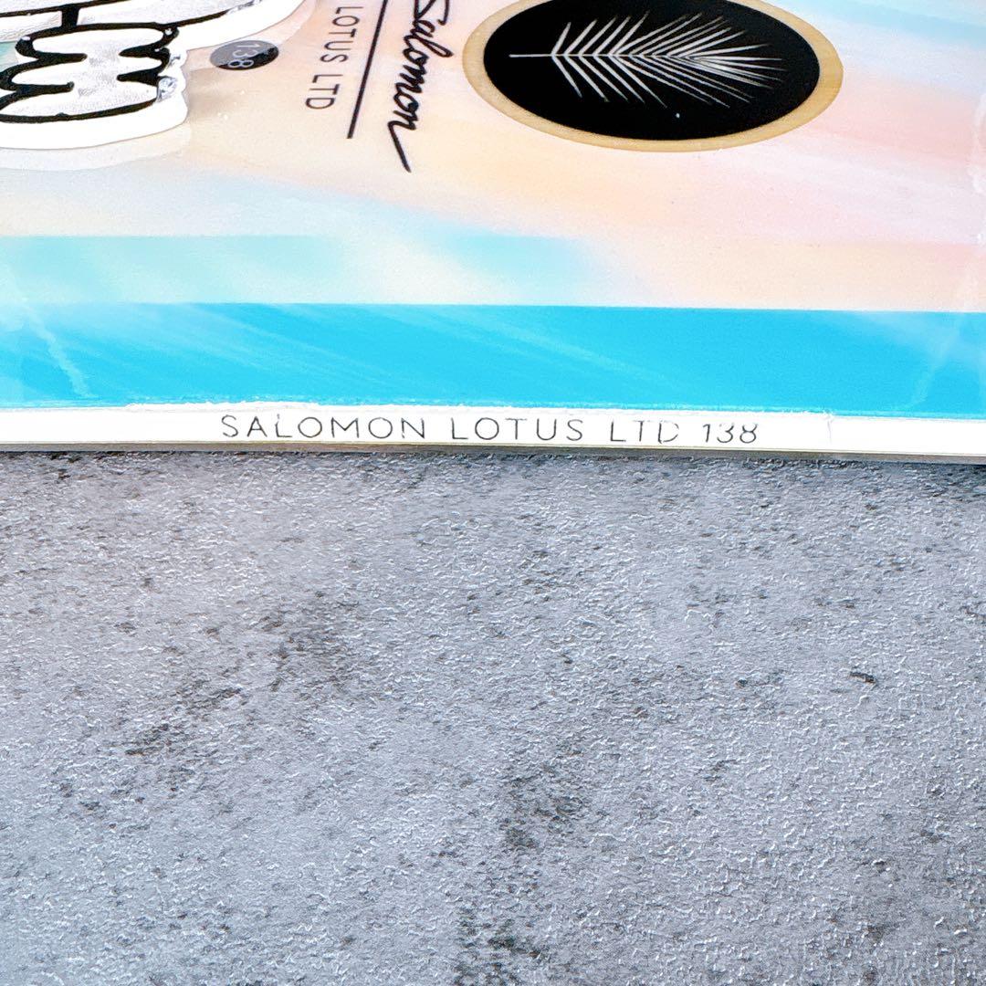 【SALOMON2点セット】レディーススノーボード　サロモン138cmバイン付き