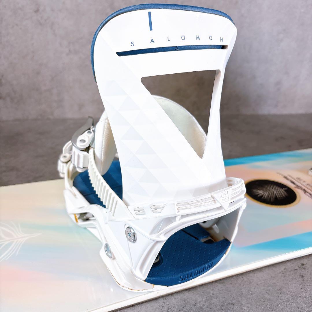 【SALOMON2点セット】レディーススノーボード　サロモン138cmバイン付き