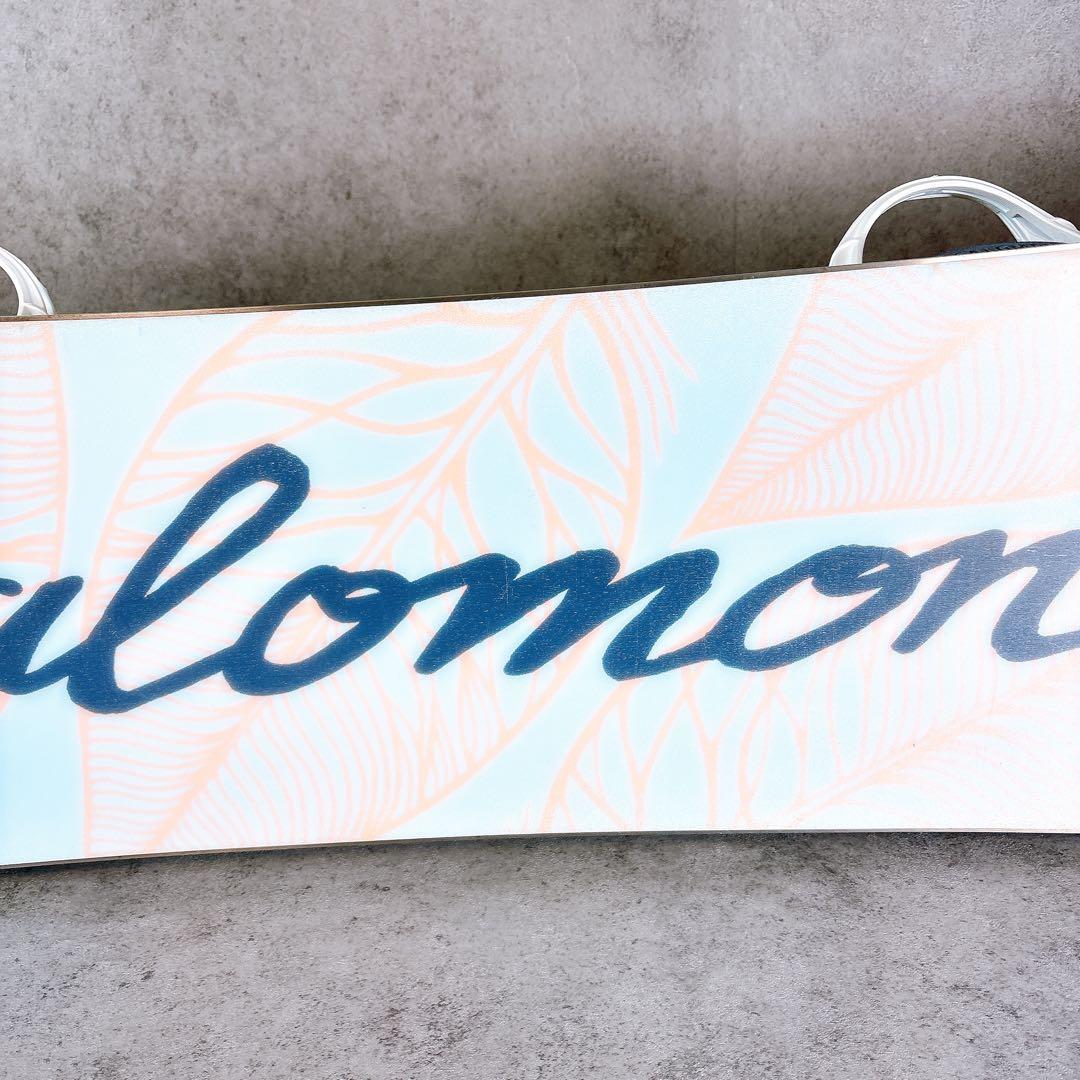 【SALOMON2点セット】レディーススノーボード　サロモン138cmバイン付き