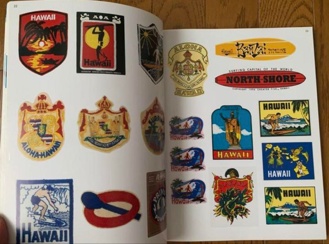 サーフショップ、ボードなどステッカー 1250 記載 洋書