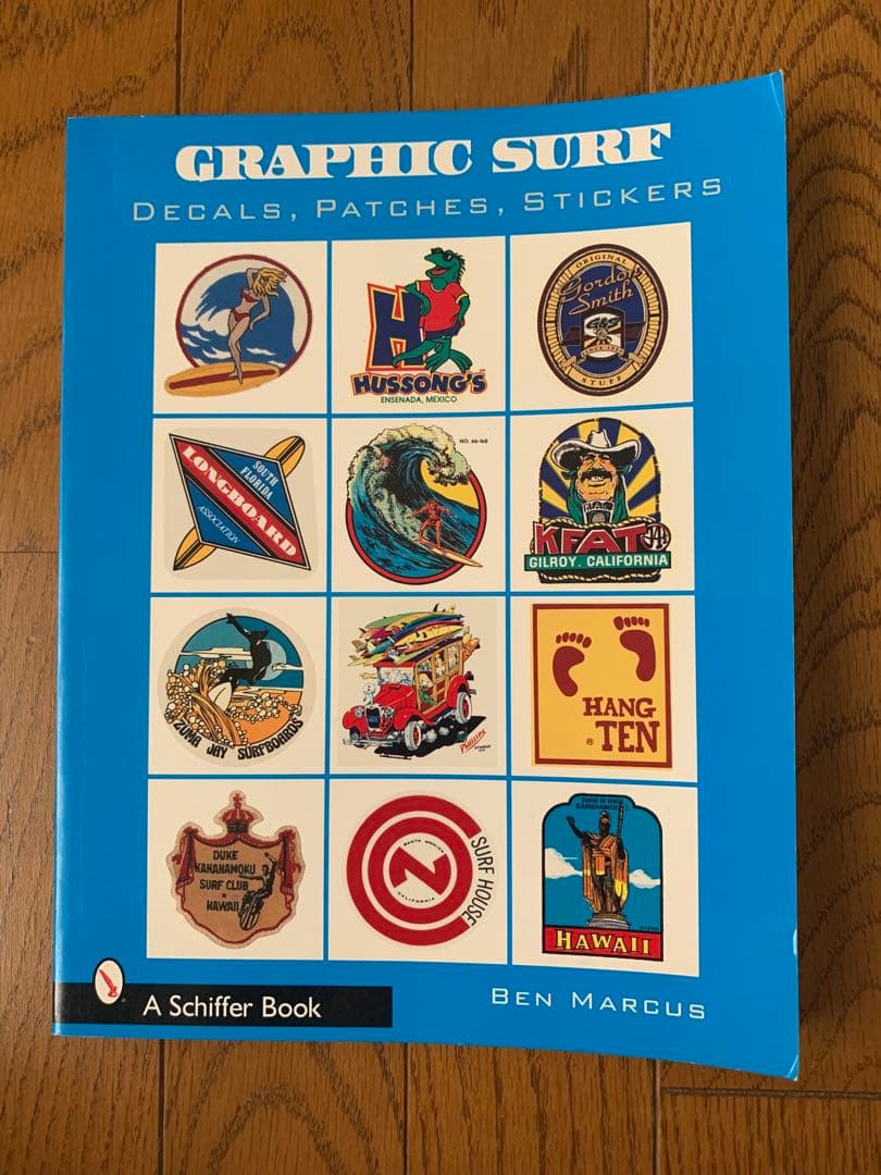 サーフショップ、ボードなどステッカー 1250 記載 洋書