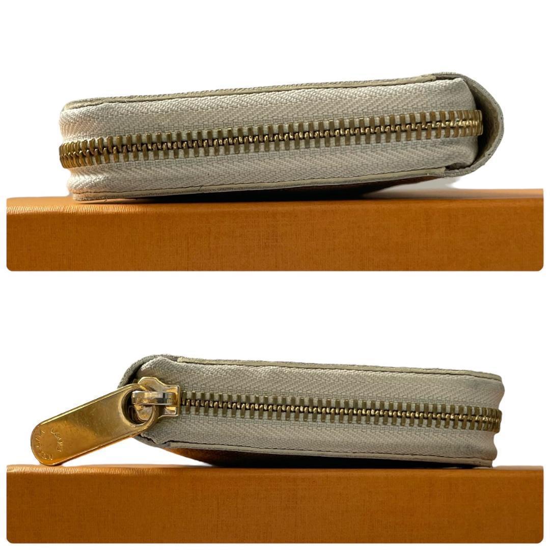 【新型モデル 美品】 ルイヴィトン ジッピーウォレット 長財布 ダミエ アズール