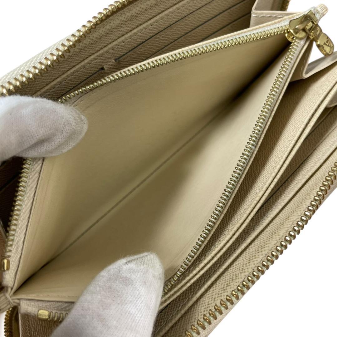 【新型モデル 美品】 ルイヴィトン ジッピーウォレット 長財布 ダミエ アズール