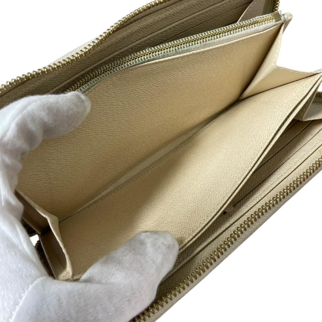 【新型モデル 美品】 ルイヴィトン ジッピーウォレット 長財布 ダミエ アズール