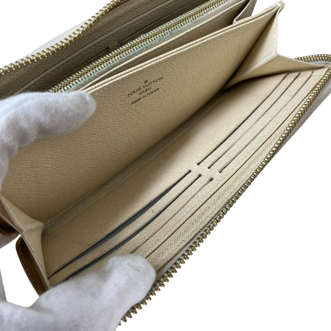 【新型モデル 美品】 ルイヴィトン ジッピーウォレット 長財布 ダミエ アズール