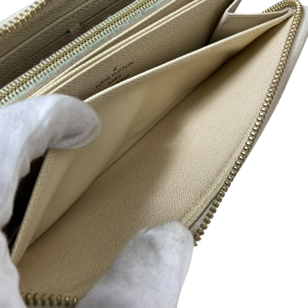 【新型モデル 美品】 ルイヴィトン ジッピーウォレット 長財布 ダミエ アズール