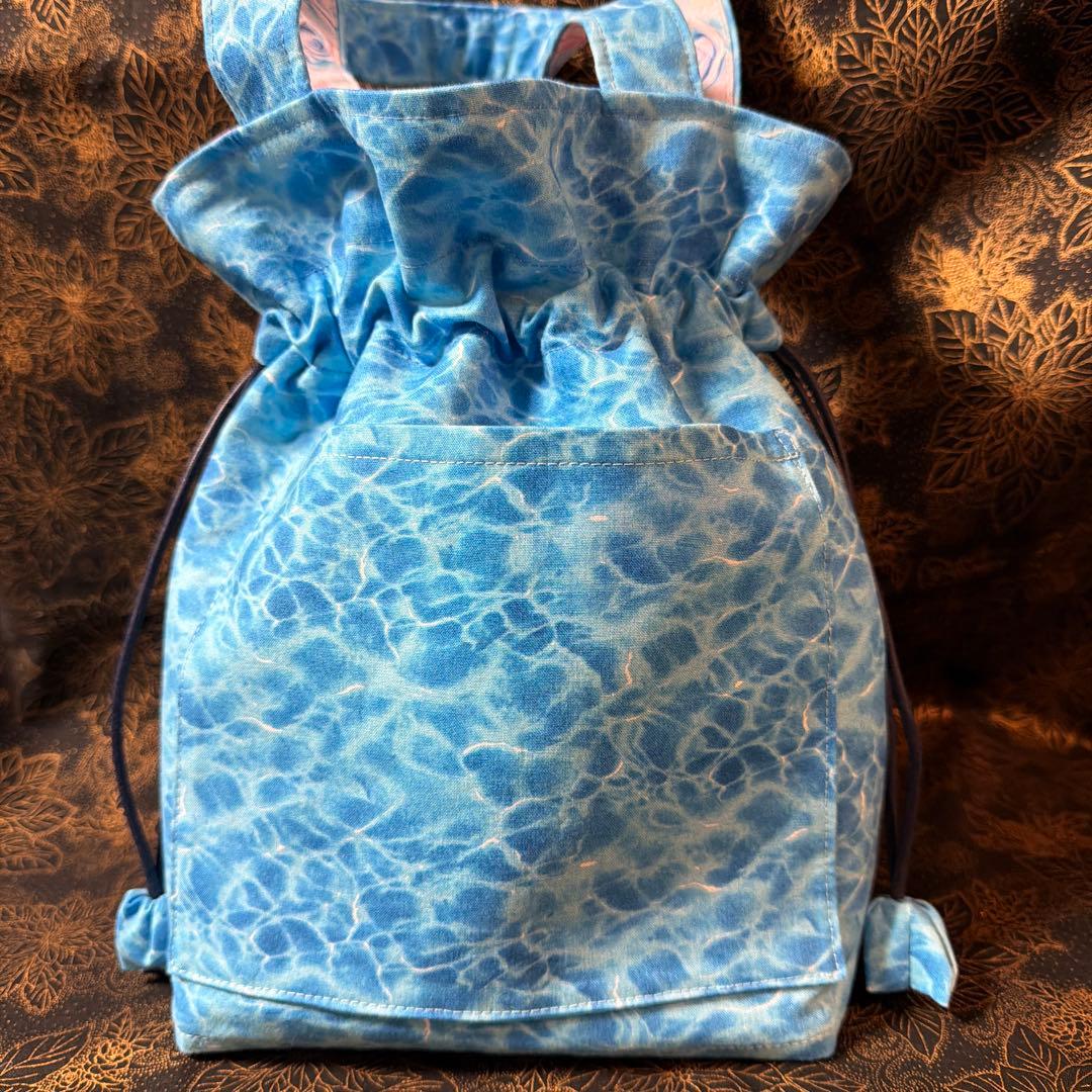 タリム様❣️ハンドメイドリバーシブル巾着バッグ＆ポーチ